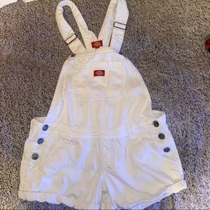 Dickies White Overall shorts